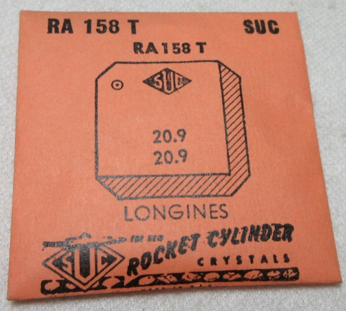 SUC LONGINES WATCH CRYSTAL RA158T WATCHMAKER REPLACEMENT PART #526