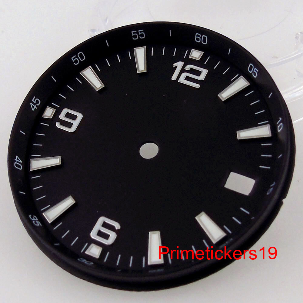 31mm*2.8mm Sterile Watch Dial Face Date Window Spare Part Fit NH35 NH36 Movement