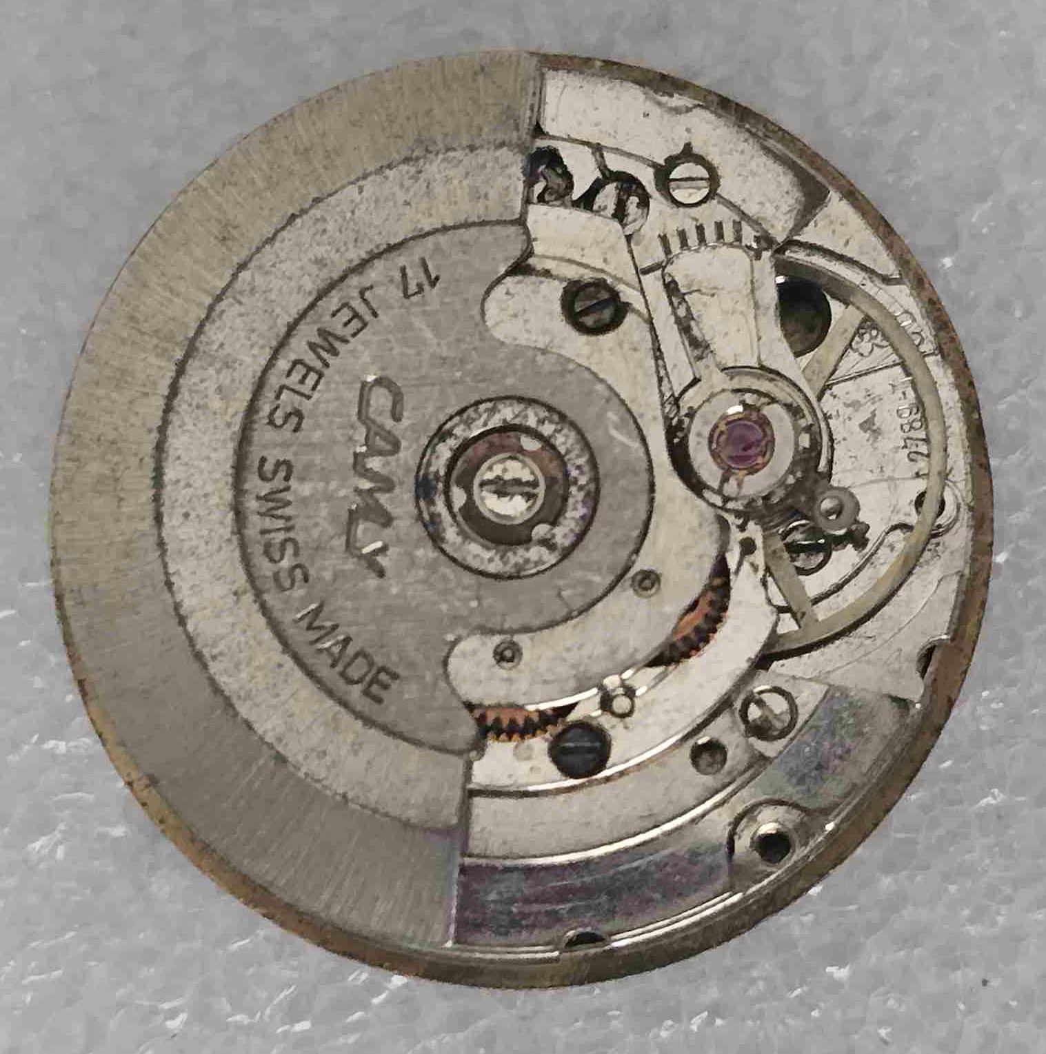 VTG CAMY Movement & Dial. Cal: ETA 2789-1. For Parts