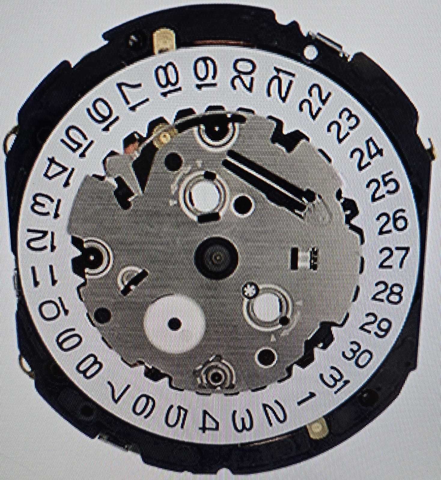 DEFECTIVE with defects U5T5226 Quartz Movement Chronograph For Parts G3D