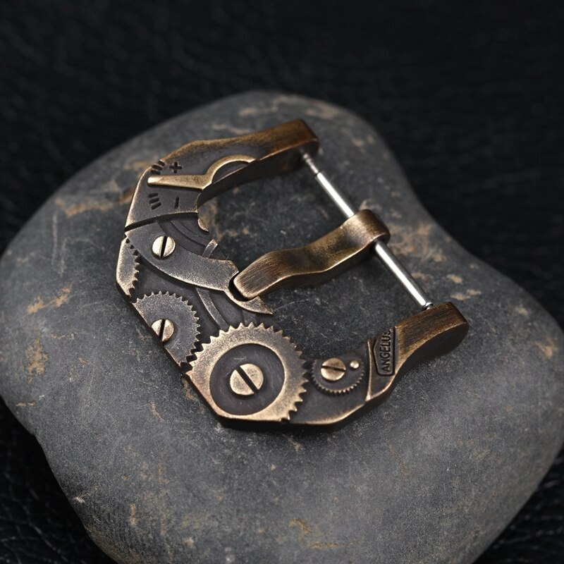 20 22 24 26mm Bronze Buckle Clasp Mechanical Style Old Vintage Steampunk Gears