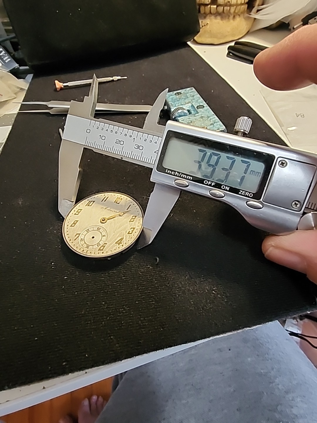 Vintage Admiral Tacy Watch Co. 6 Jewels 2 Adjustments Swiss Pocket movement