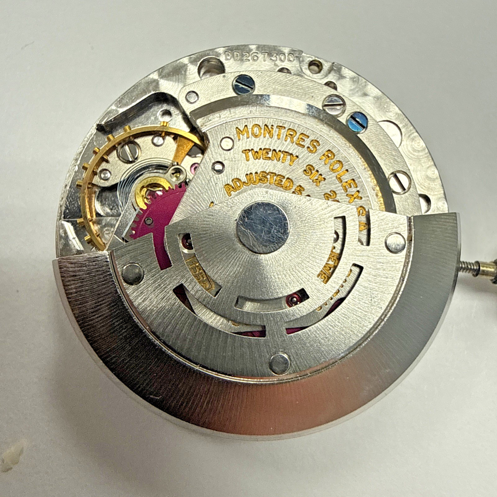 Rolex 1556 Movement For 1803 1807 Day Date President Working & Authentic e12291