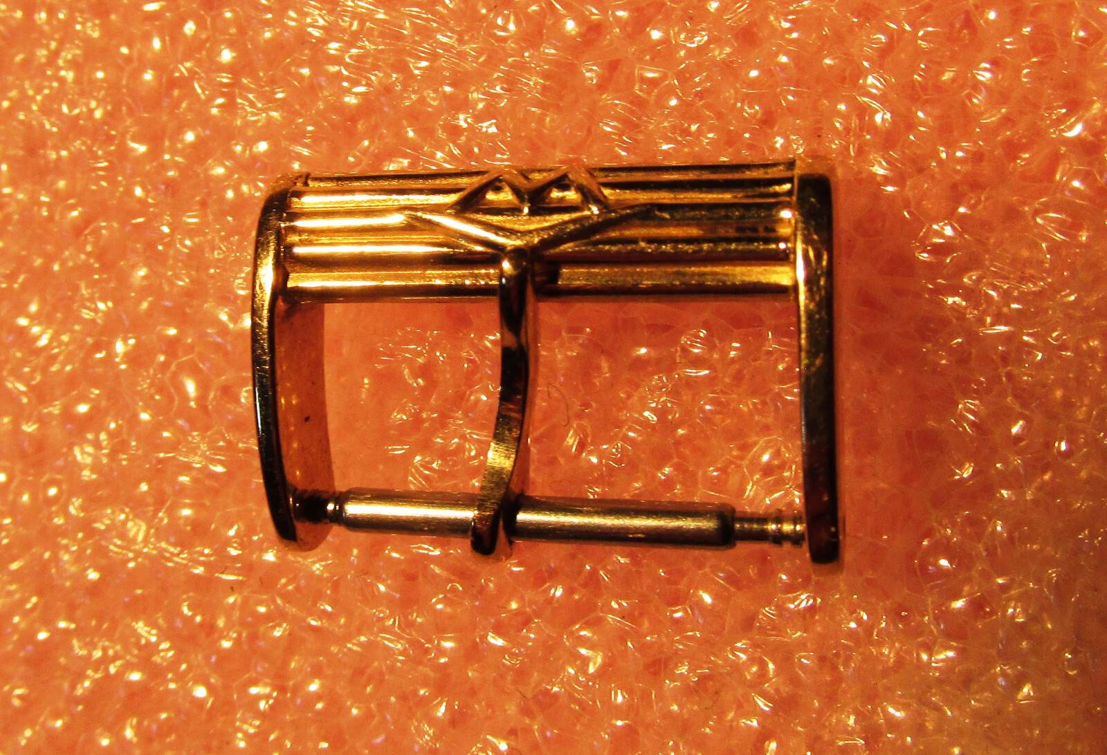 MOVADO – SOLID PINK (ROSE) GOLD 750 – ORIGINAL VINTAGE BUCKLE 14mm – SWISS MADE