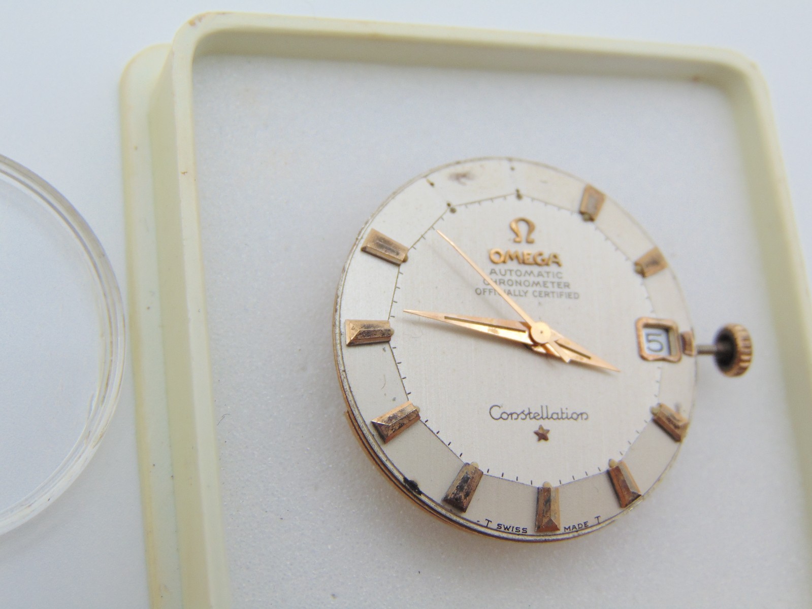 ORIGINAL OMEGA CONSTELLATION PIE PAN MOVEMENT COMPLETE – OMEGA 564 – ( WORKING )