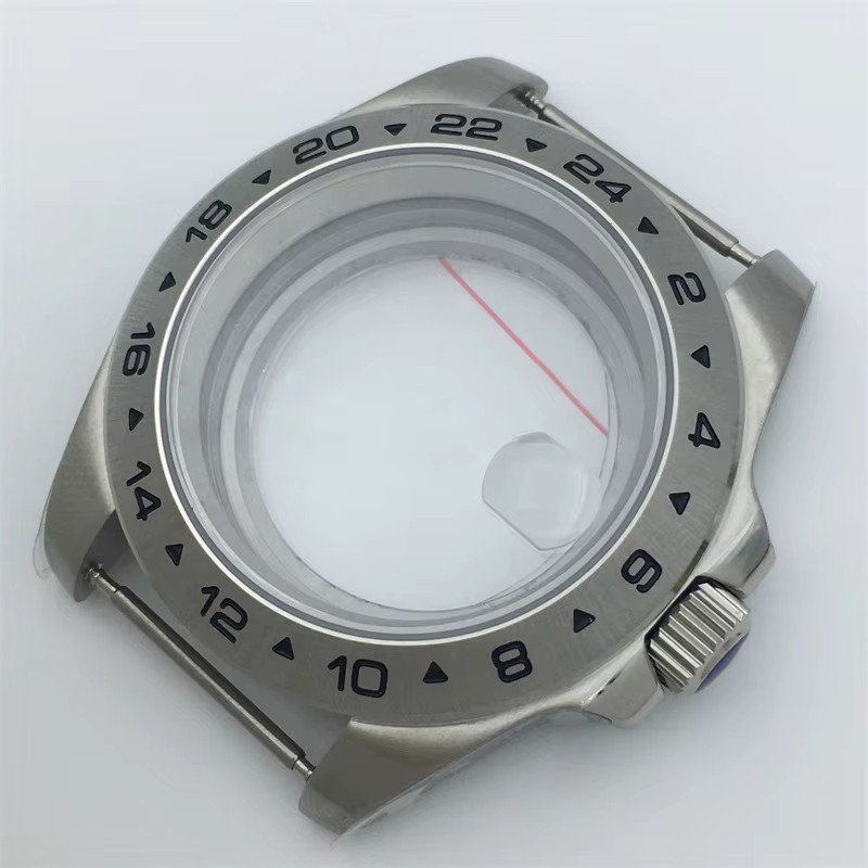 40Mm /43Mm Explore 2 Case Solid Bezel Sapphire Glass Fit NH34 NH35 NH36 ETA2824