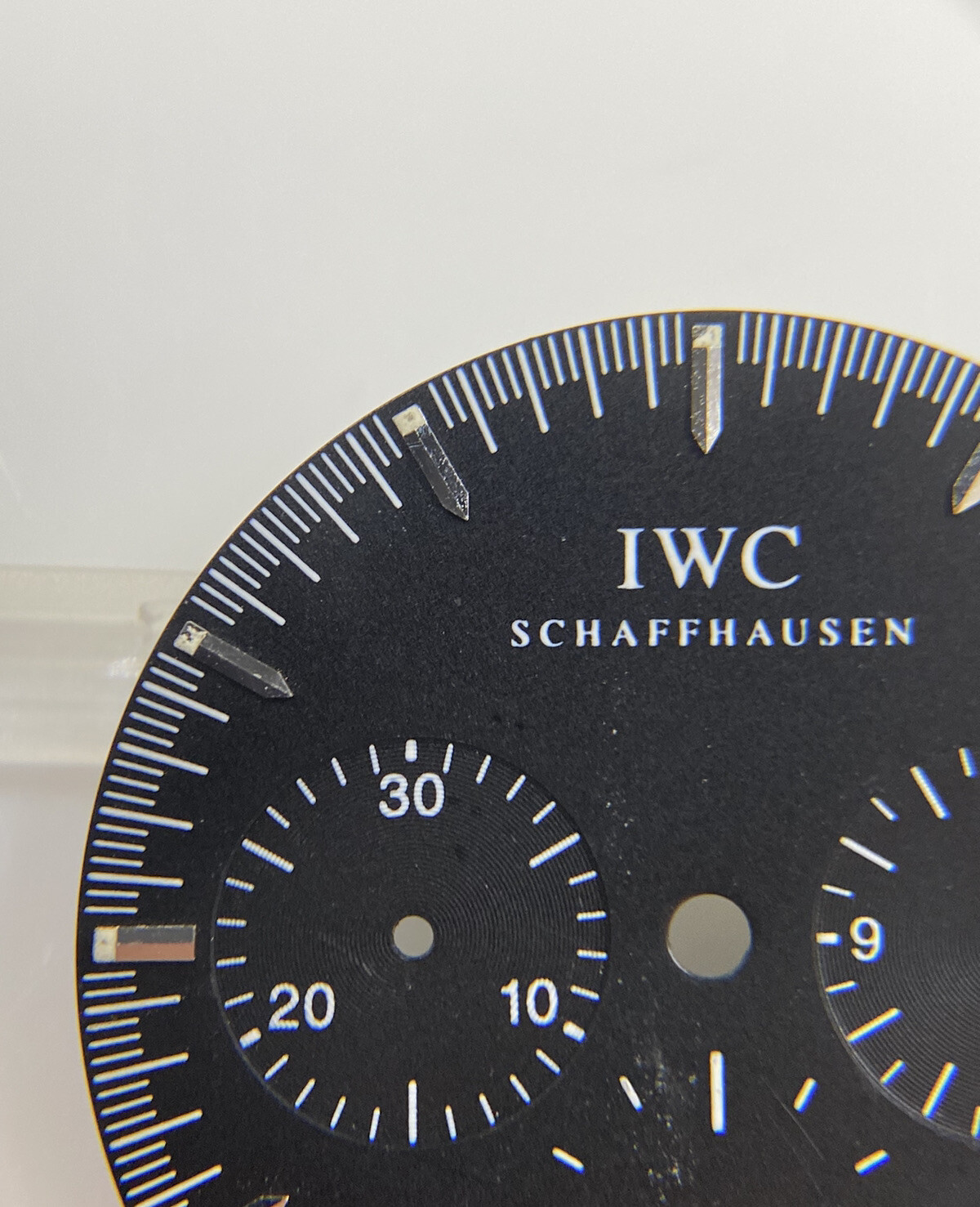 Original IWC GST SCHAFFHAUSEN Chronograph IW372702 Black 27mm Dial