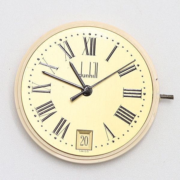 Dunhill Genuine Movement CAL.955412 Men’s Quartz Parts Gold Color For Parts