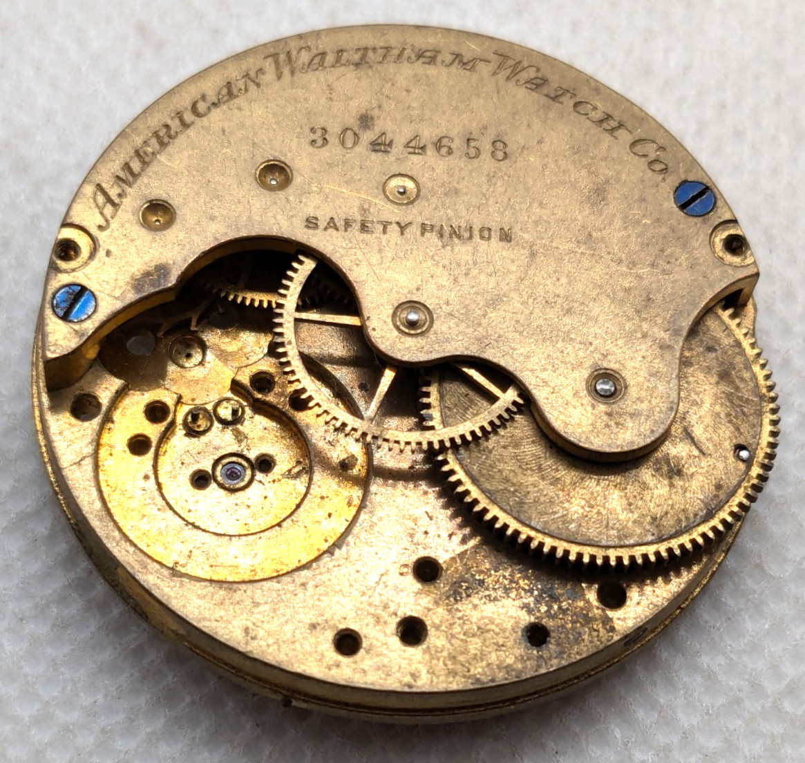 American Waltham Watch Co. 35 mm Pocket Watch Mechanical Movement Part 3044658