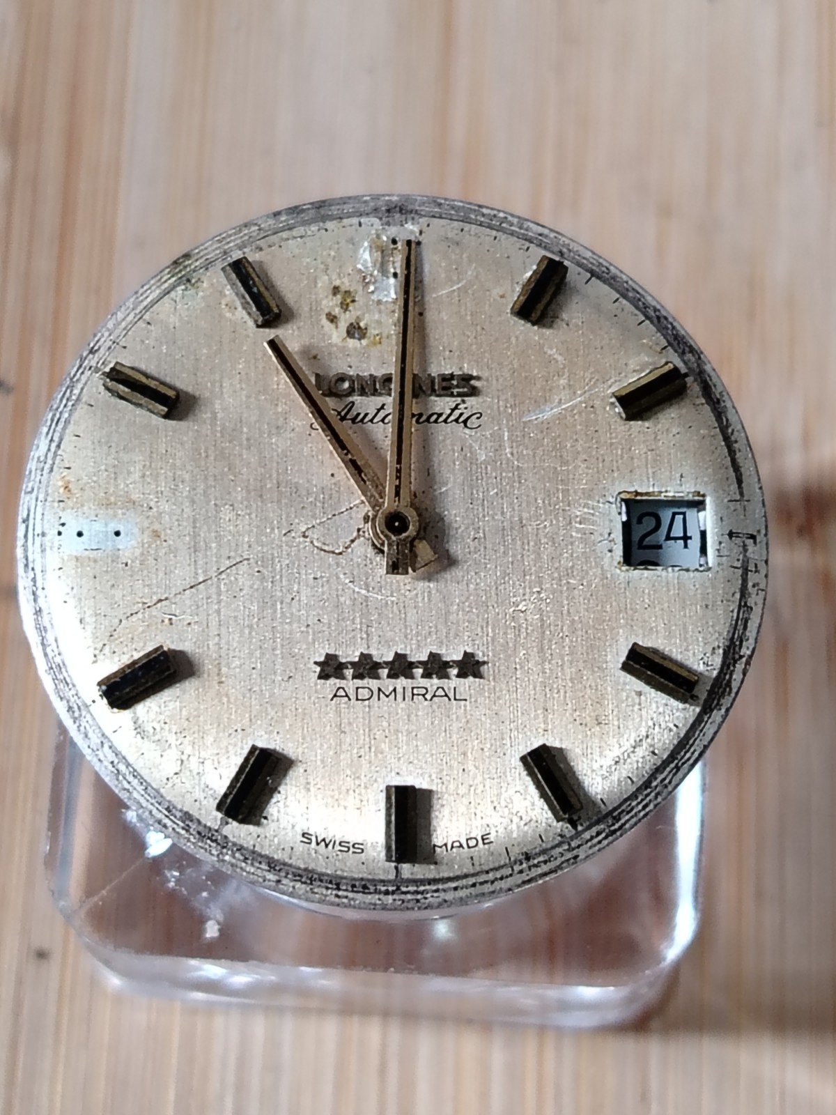 Vintage Longines Cal. L890.2 (17 Jewel) Automatic Wristwatch Movement For Parts