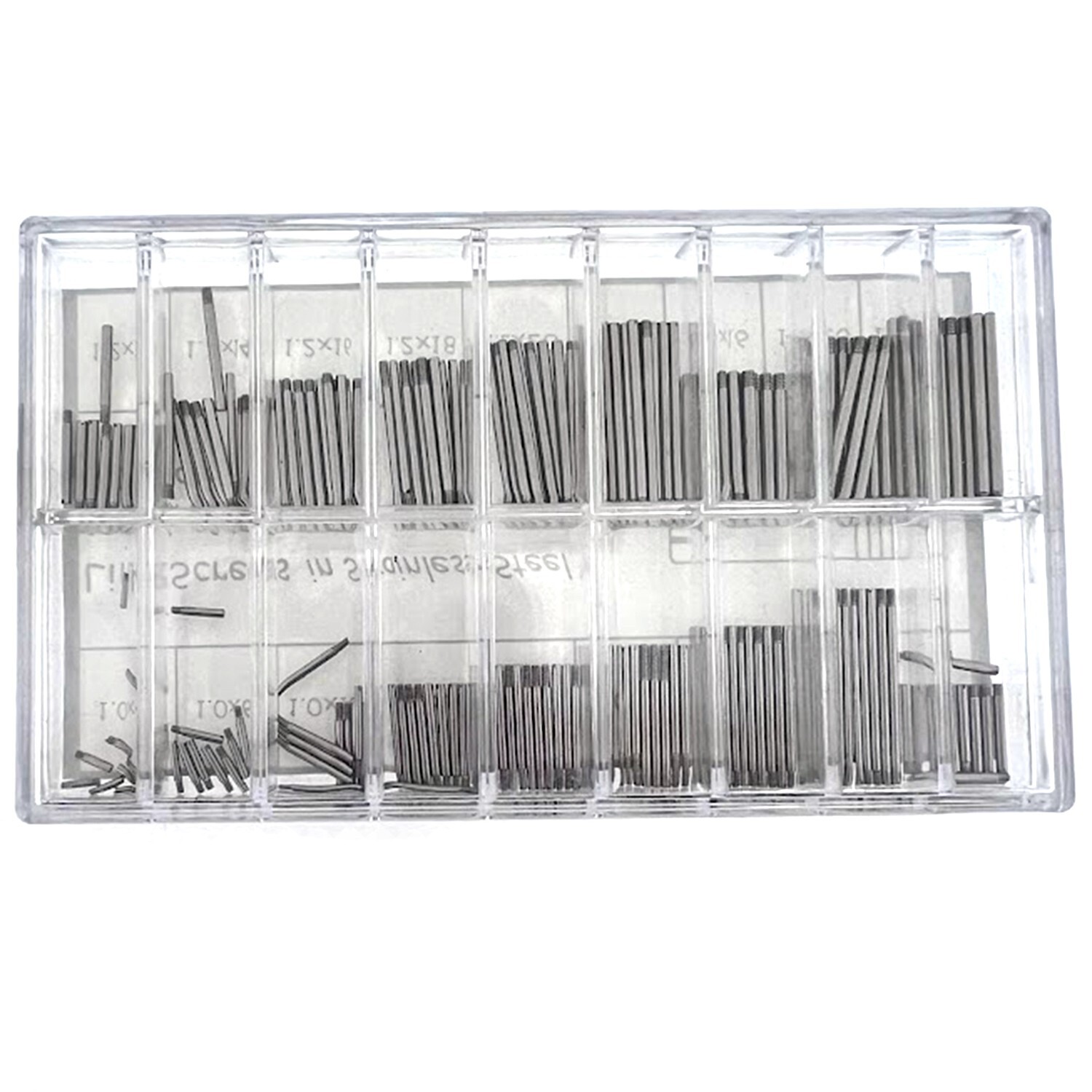Watch Bank Bracelet Link Screw Assortment in Stainless Steel 180 pieces