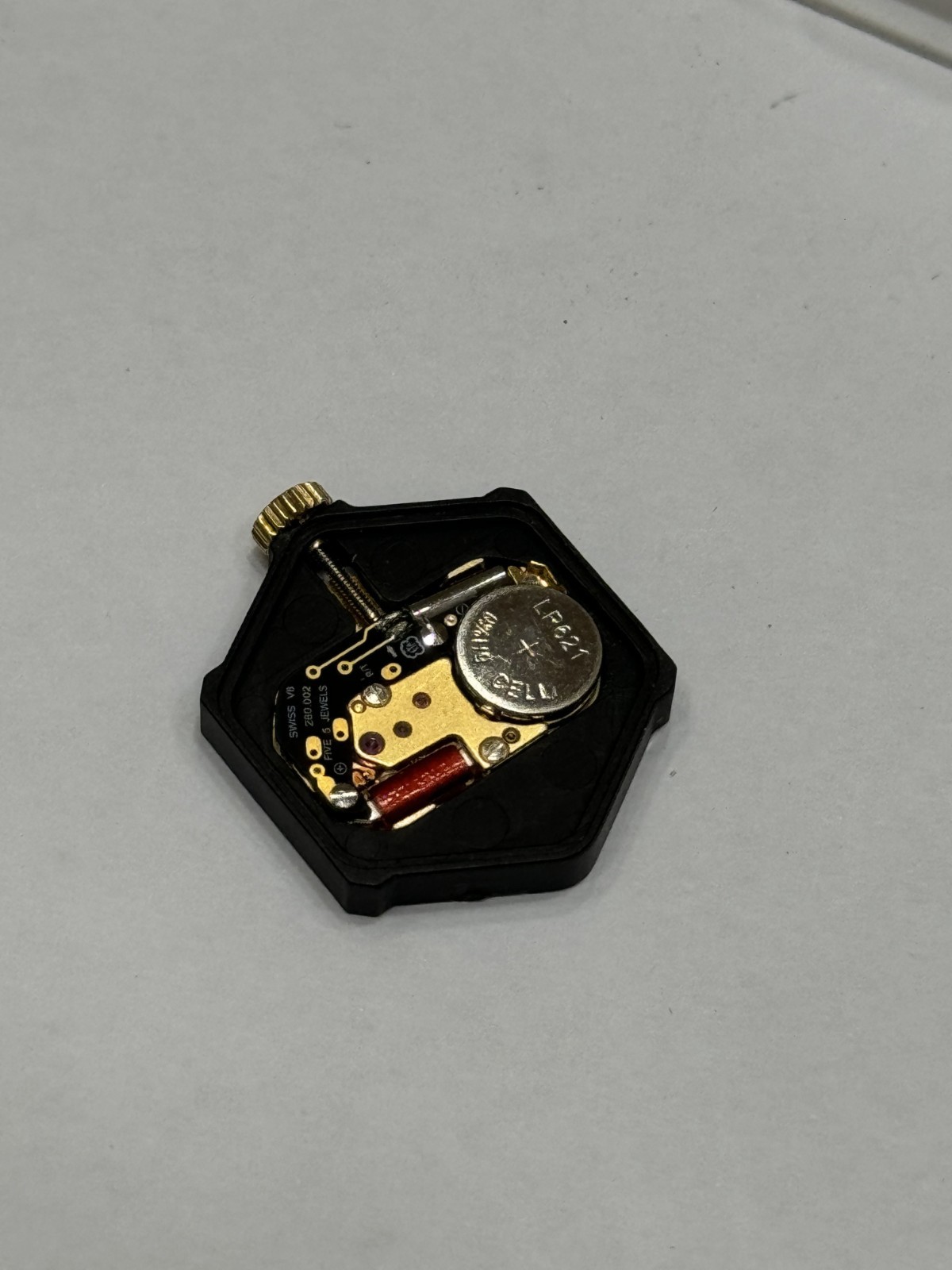 Dial 7 Movement Quartz Eta 280.002 Swis Made 5 Jewels Aldebert Paris Running