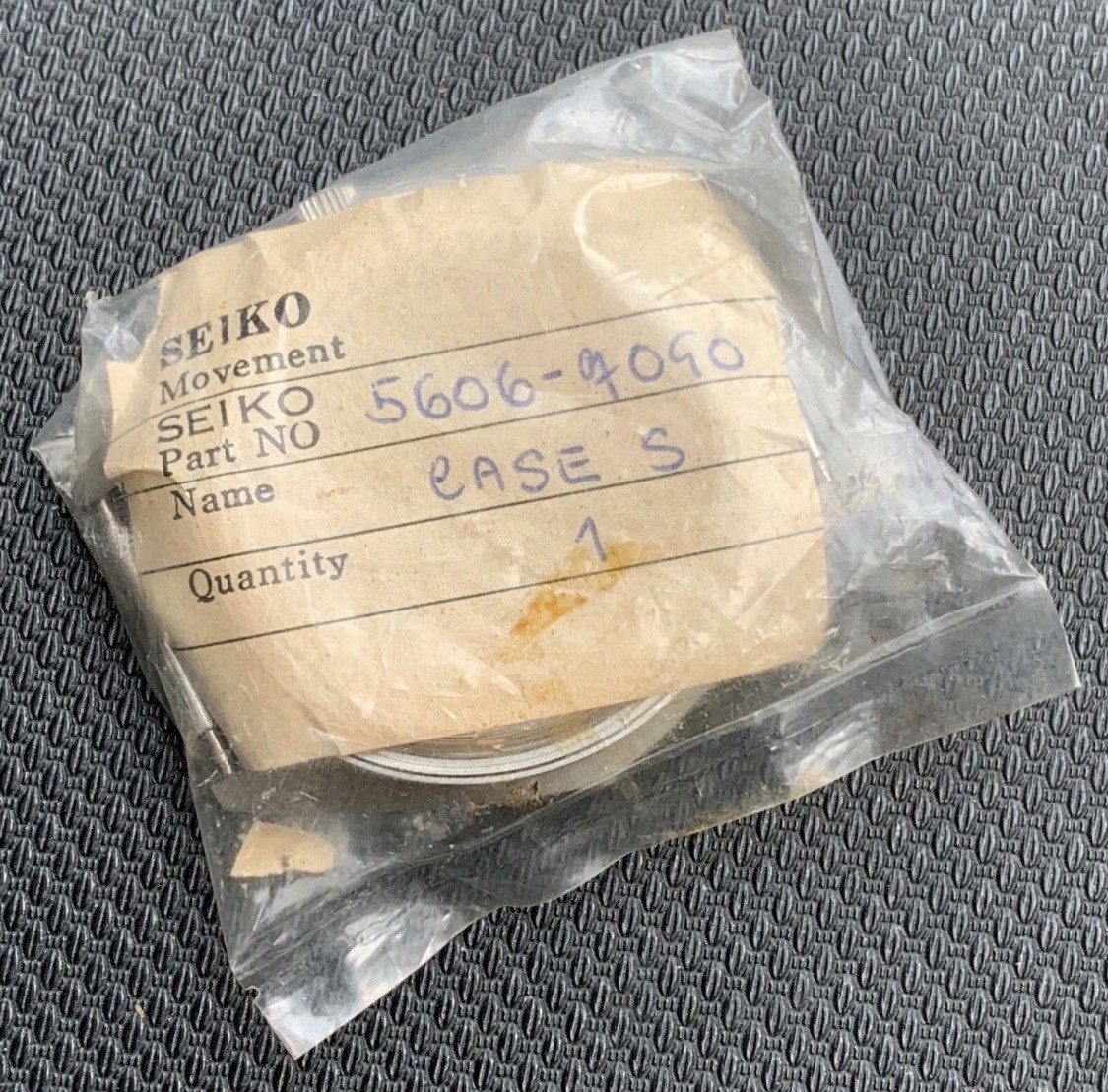 GENUINE NEW OLD STOCK ‘1969 VINTAGE SEIKO 5606-7090 SS CASE SET