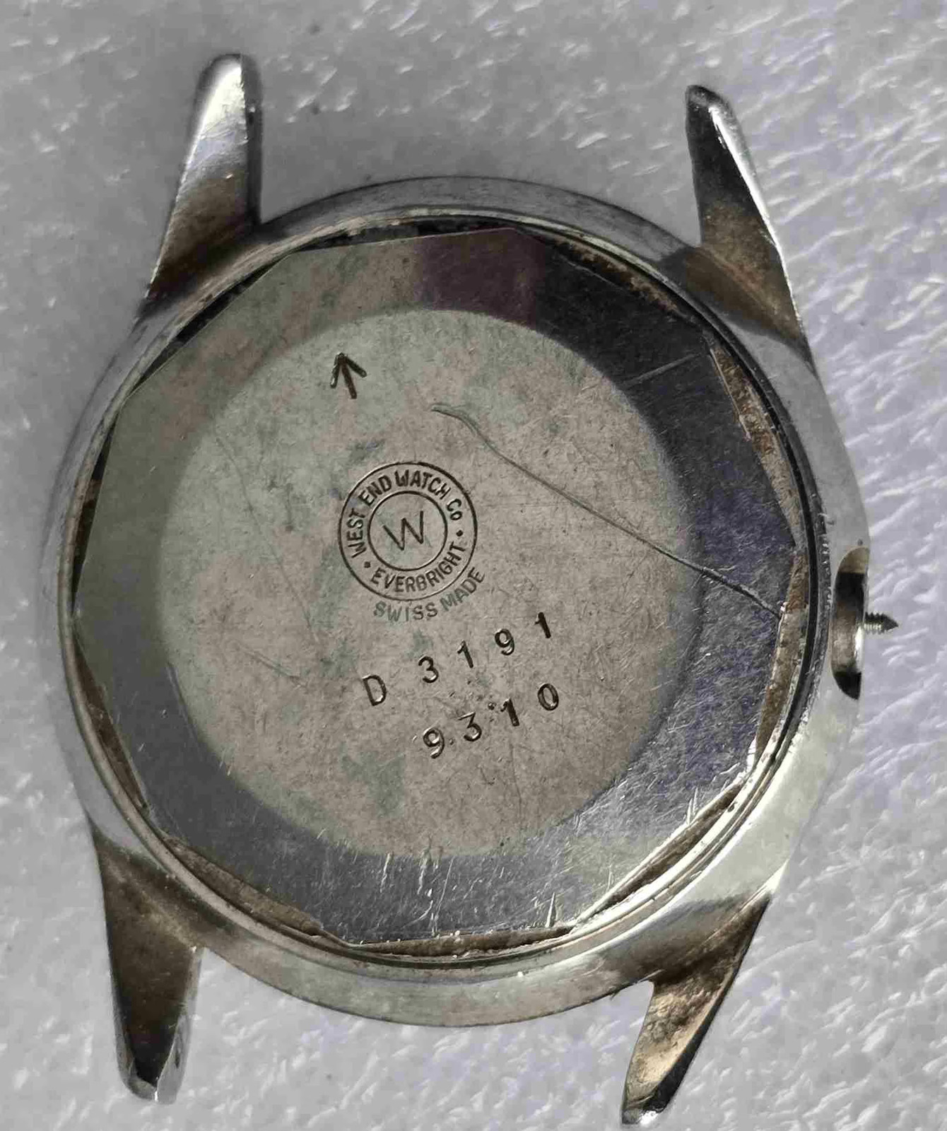 VTG WEST END Sowar PRIMA Steel Watch. Ref: D.3191. Cal: ETA-2824. For Service