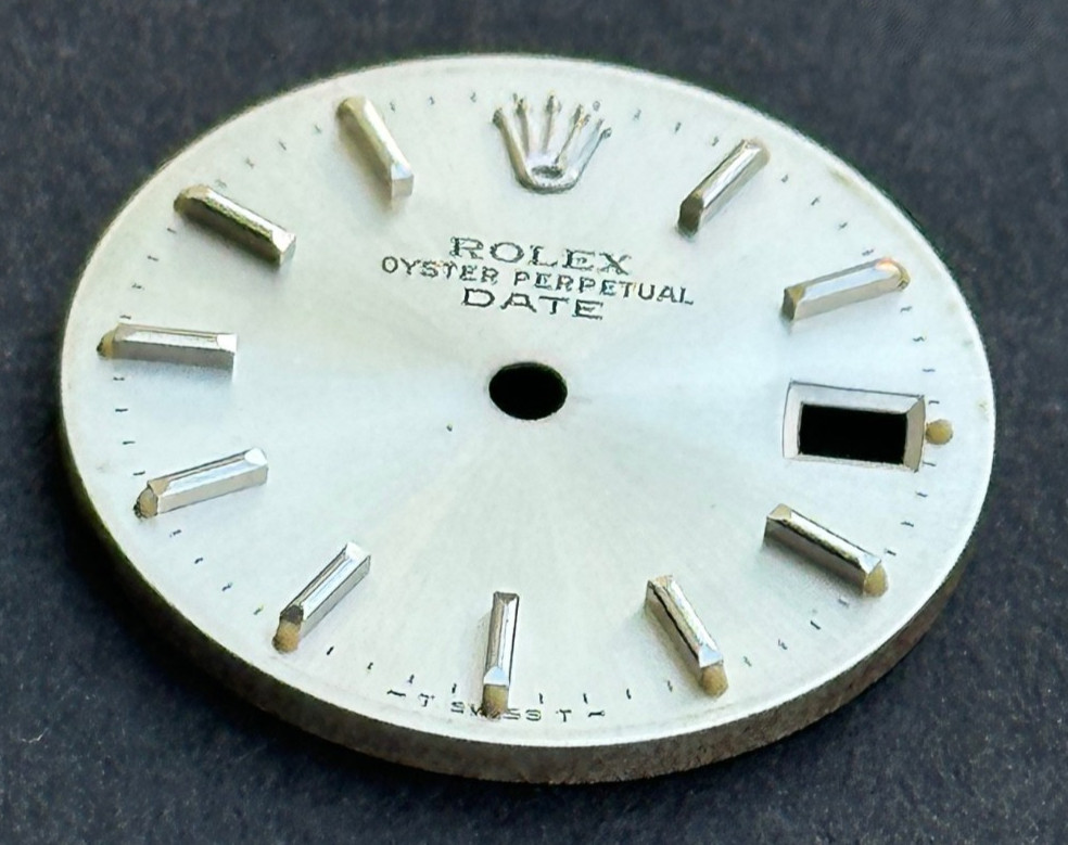 Vintage Rolex Oyster Perpertual Date Watch Dial For 26mm Case 6517 6519 6917