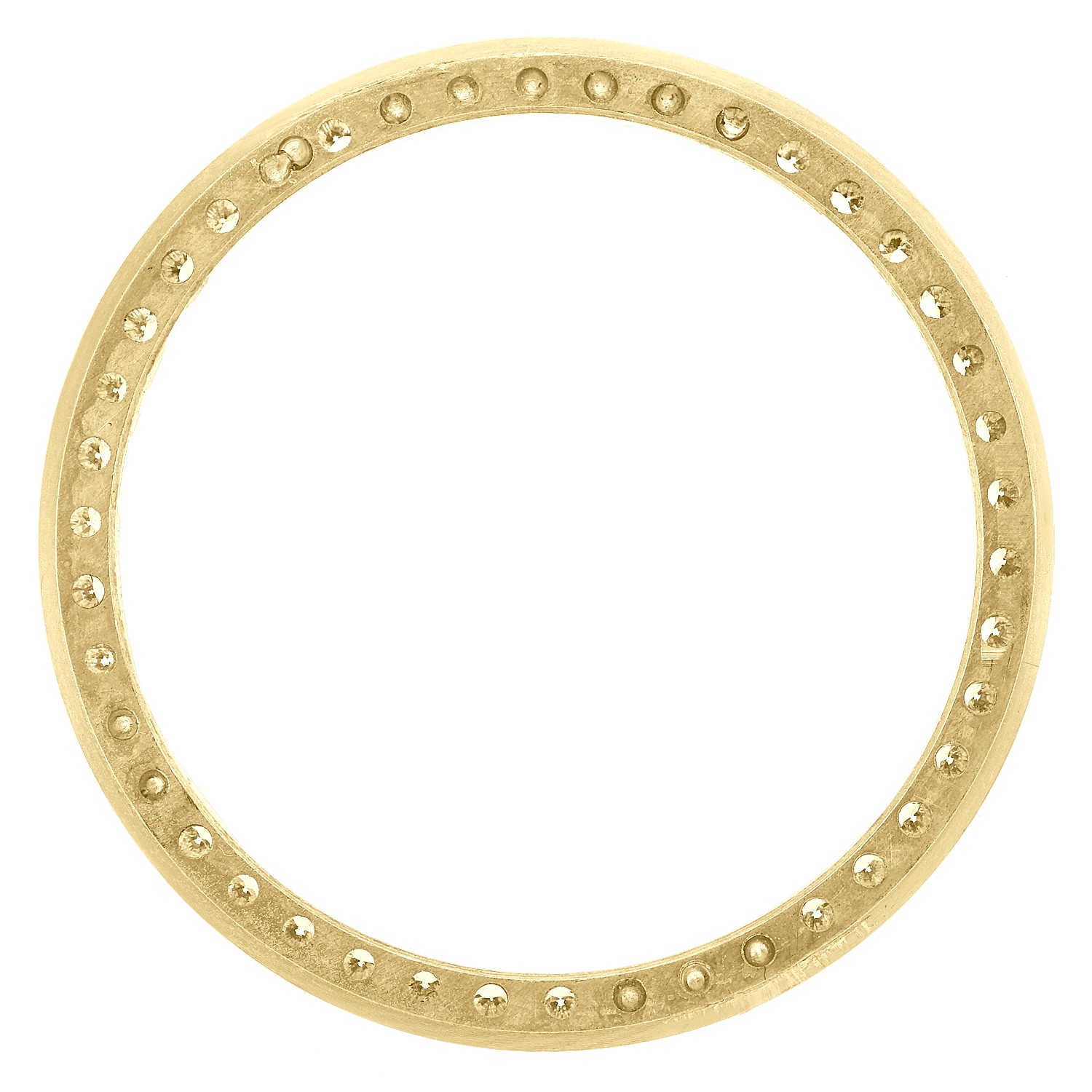 Custom U-Cut Bead Set Diamond Bezel For Rolex DateJust Midsize 31mm 0.91 CT
