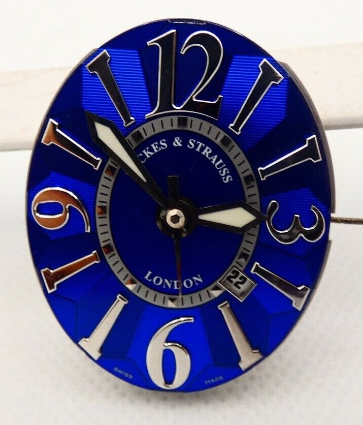 franck muller movement Automatic Blue bis dail GENUINE 100% working 1A