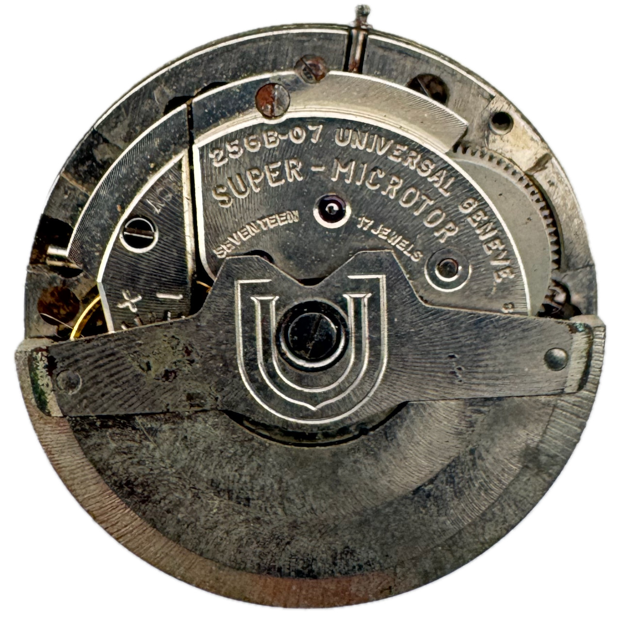 Vintage 26mm Universal Geneve Super 256B-07 Automatic Wristwatch Movement