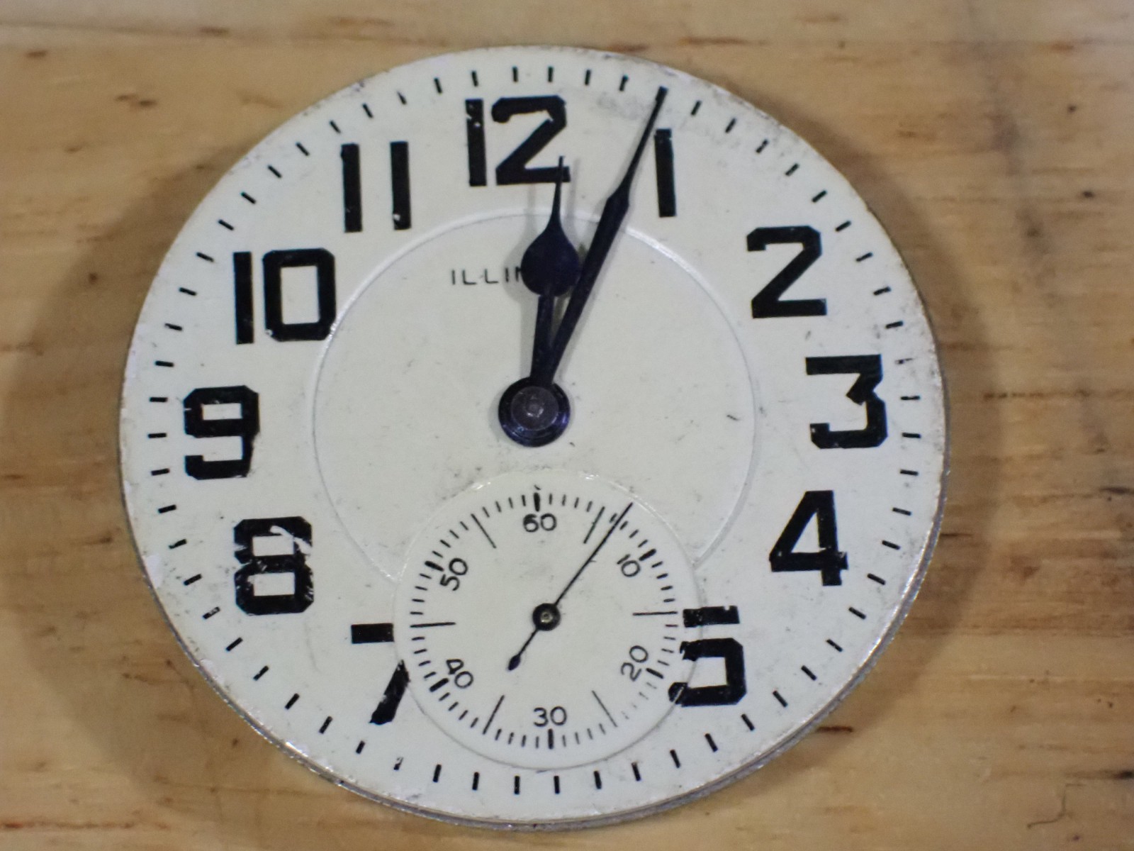 1919 Illinois 17 Jewel Manual Wind 16s Pocket Watch Movement parts 305 Governor