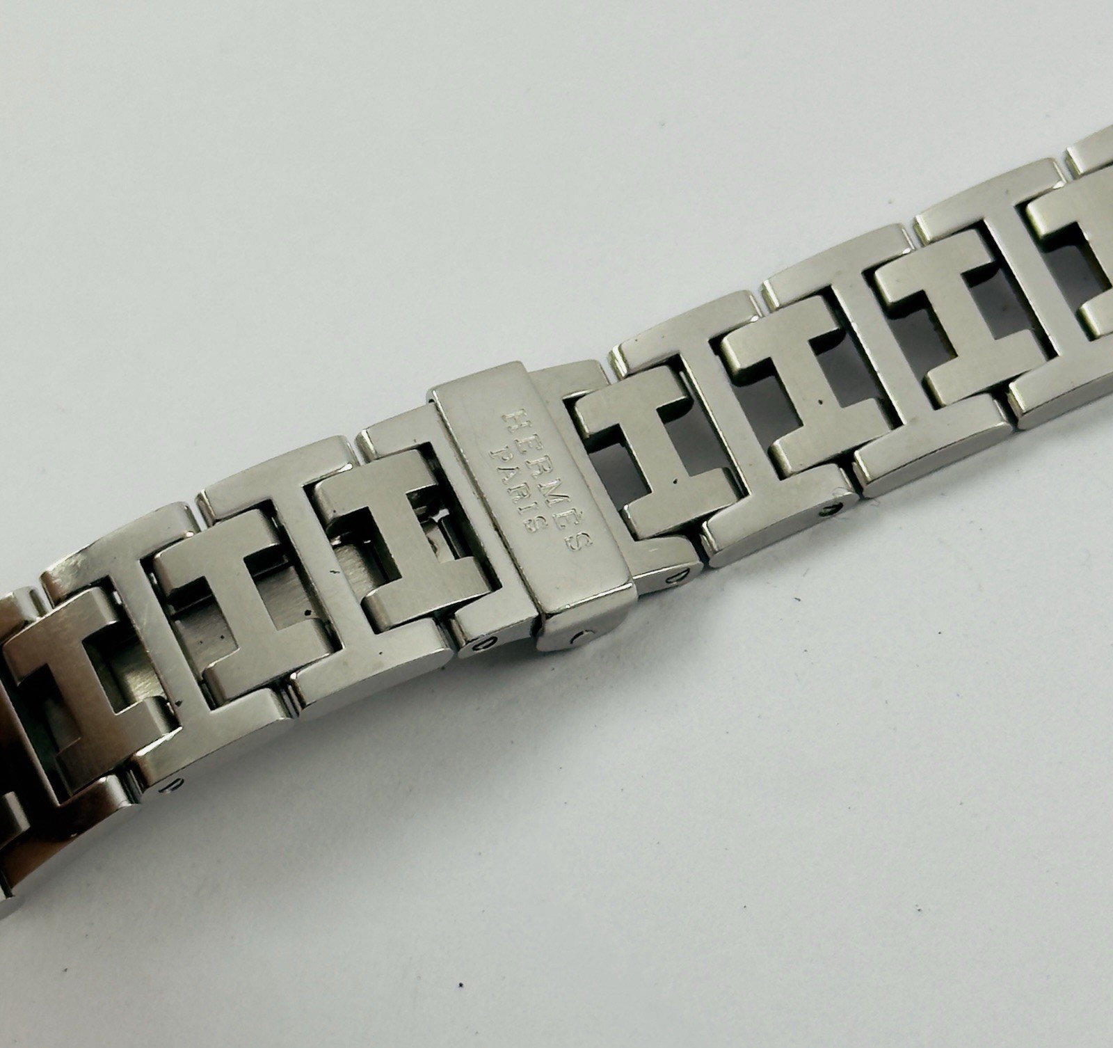 Bracelet for Hermes Paris Clipper Steel Ref.3766/2 – End Link.14P NO:230