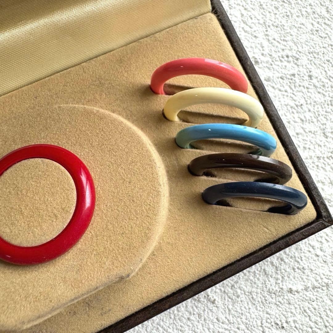 GUCCI Changeable Bezel Set – 11 Colors with Original Case – For Vintage Watch