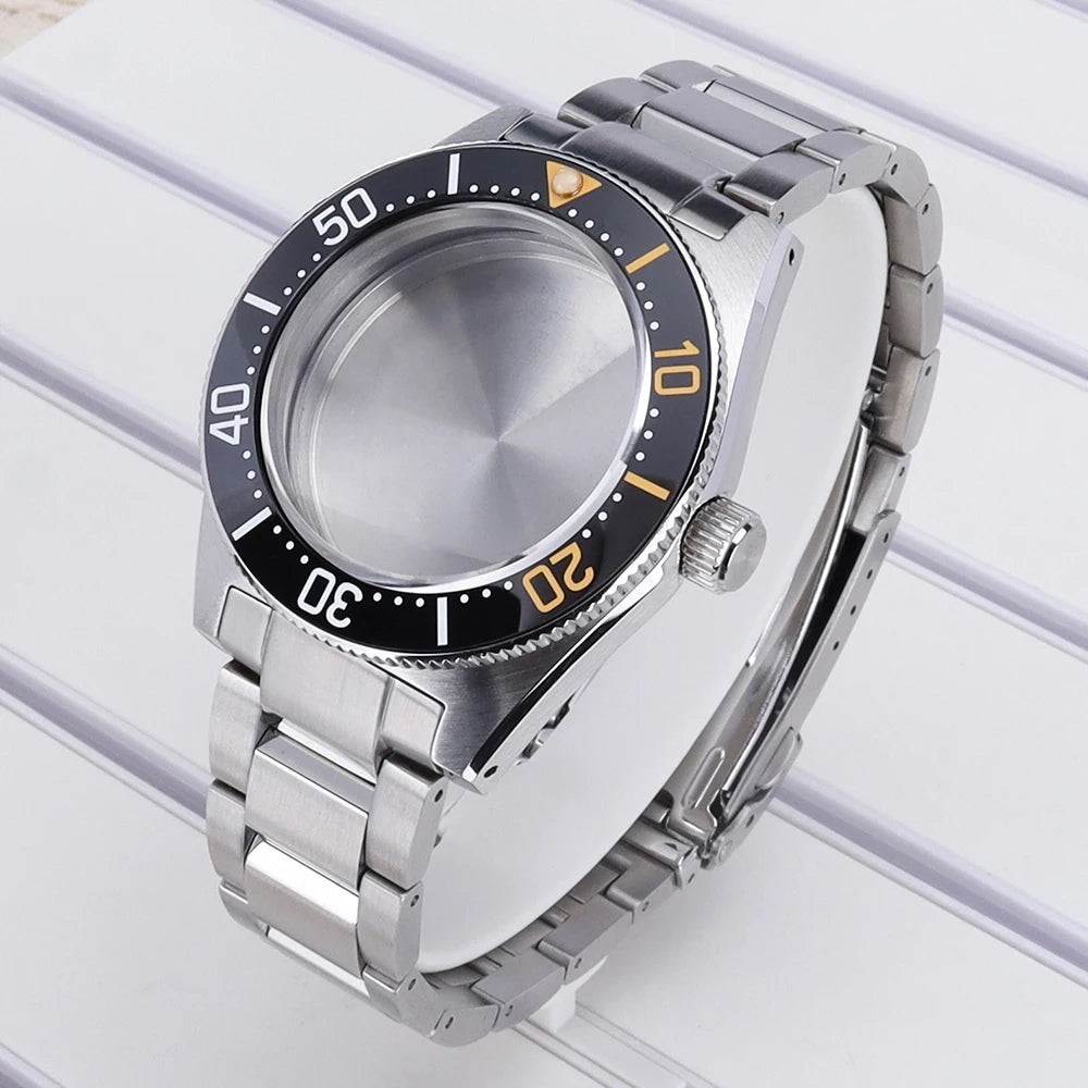 40mm Watch Case For Mod SPB143J1/SPB253J1 Tiger Whale NH35 NH36 NH34 4R36 NH70