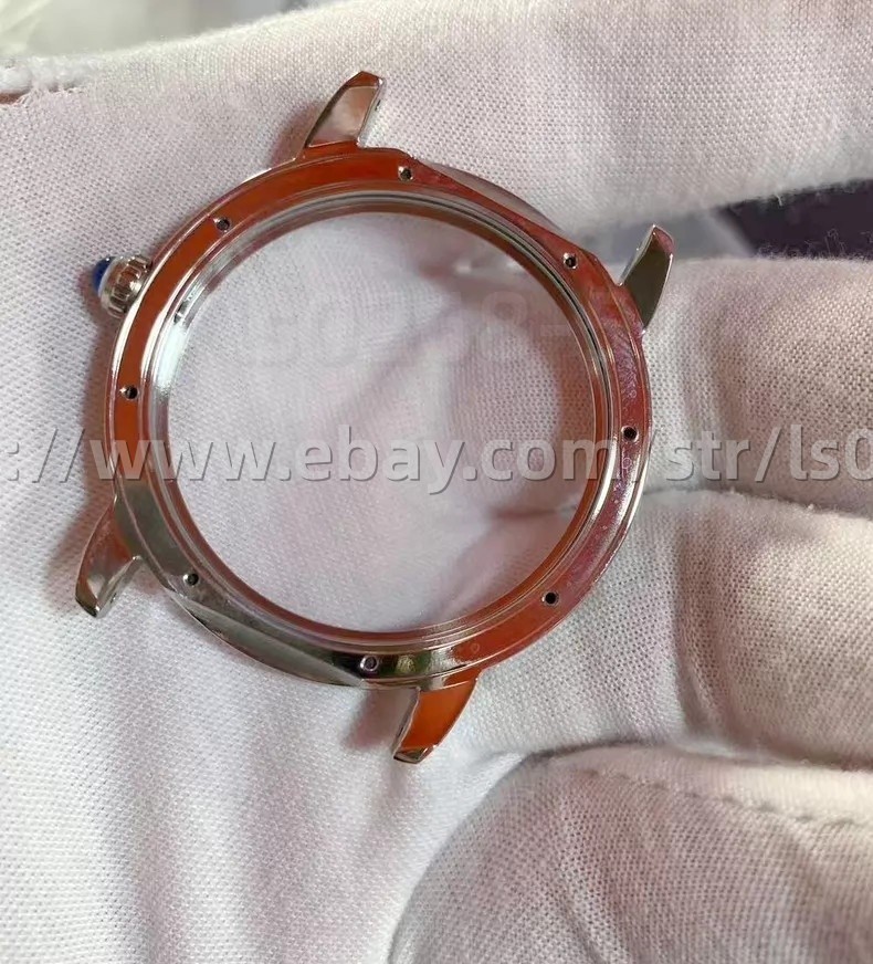 DIY SET for 2892 9015 Movement 42mm Sapphire Leather Strap
