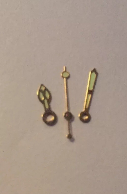 Cathedral Style Gold Colour Watch Hands Set – 120/70/20 Fits Many ETA, Ronda Etc