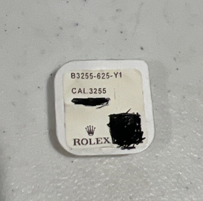 Rolex Date Wheel 3255-625 Authentic New