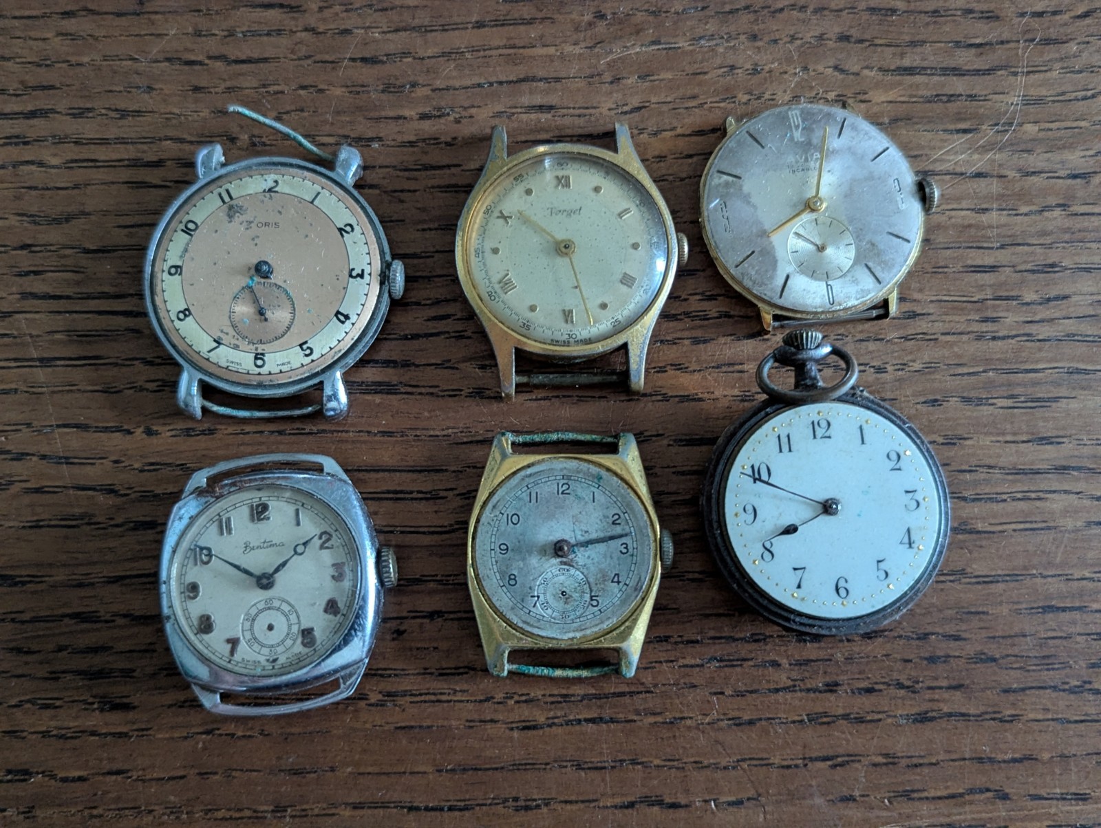Job Lot of Watches, Mechanical Mens, for Repair / Parts, Mixed lot #S844