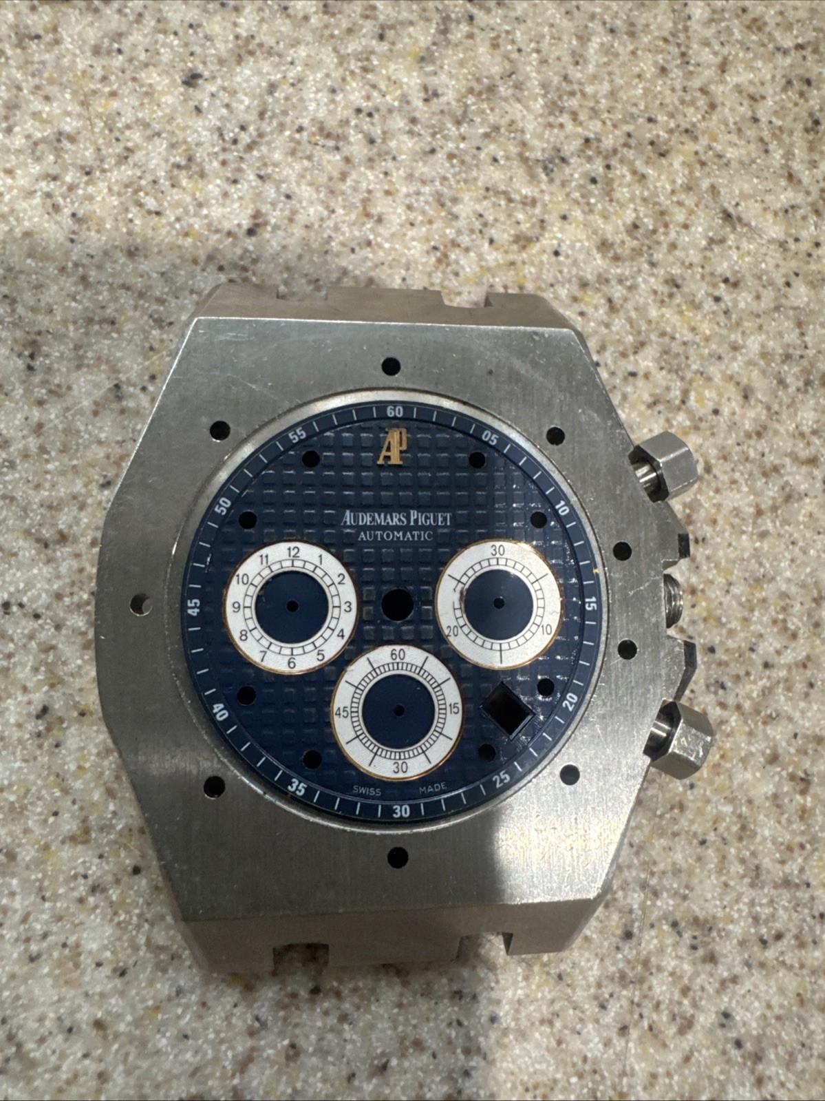 Audemars Piguet Kasparov 25860 MIDCASE Pushers Blue Dial No Index Factory