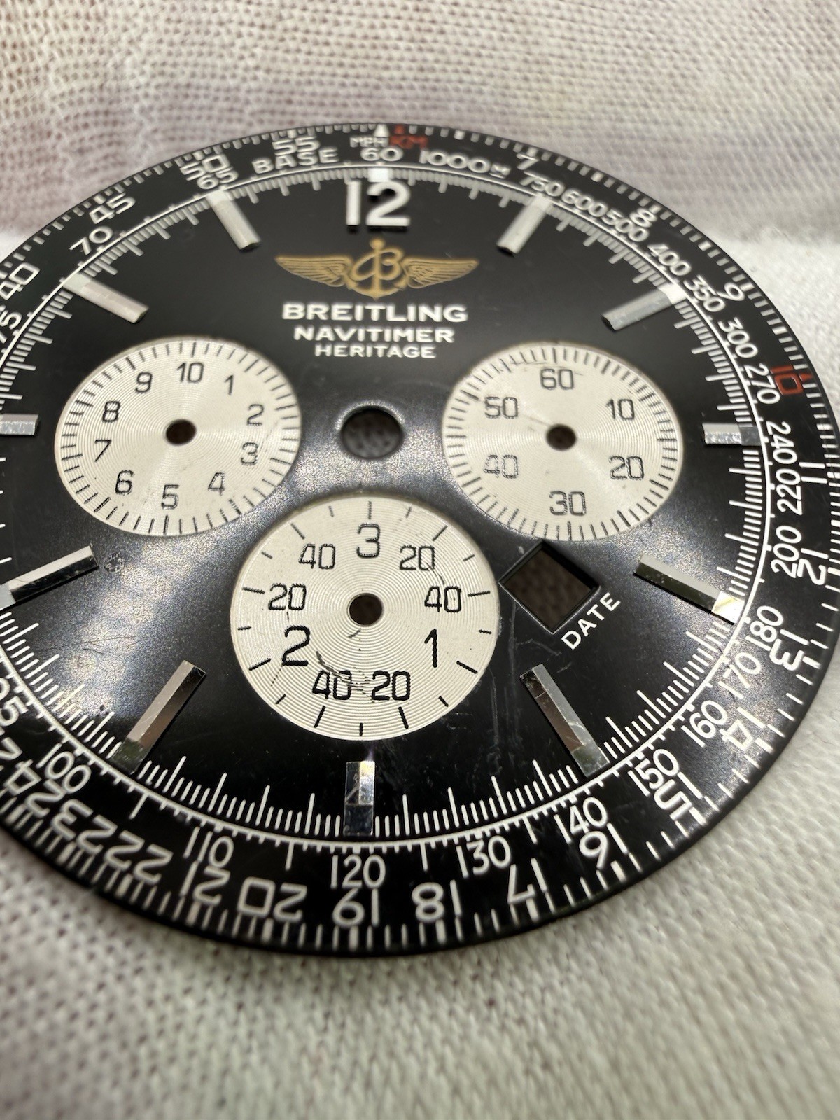 Genuine Breitling Navitimer Heritage Original Black Panda Dial 33.7mm Parts