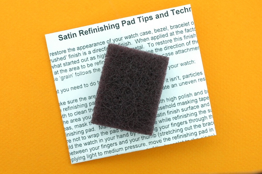 Brushed Steel Satin Refinishing Pad for Ulysse Nardin® Watch UN