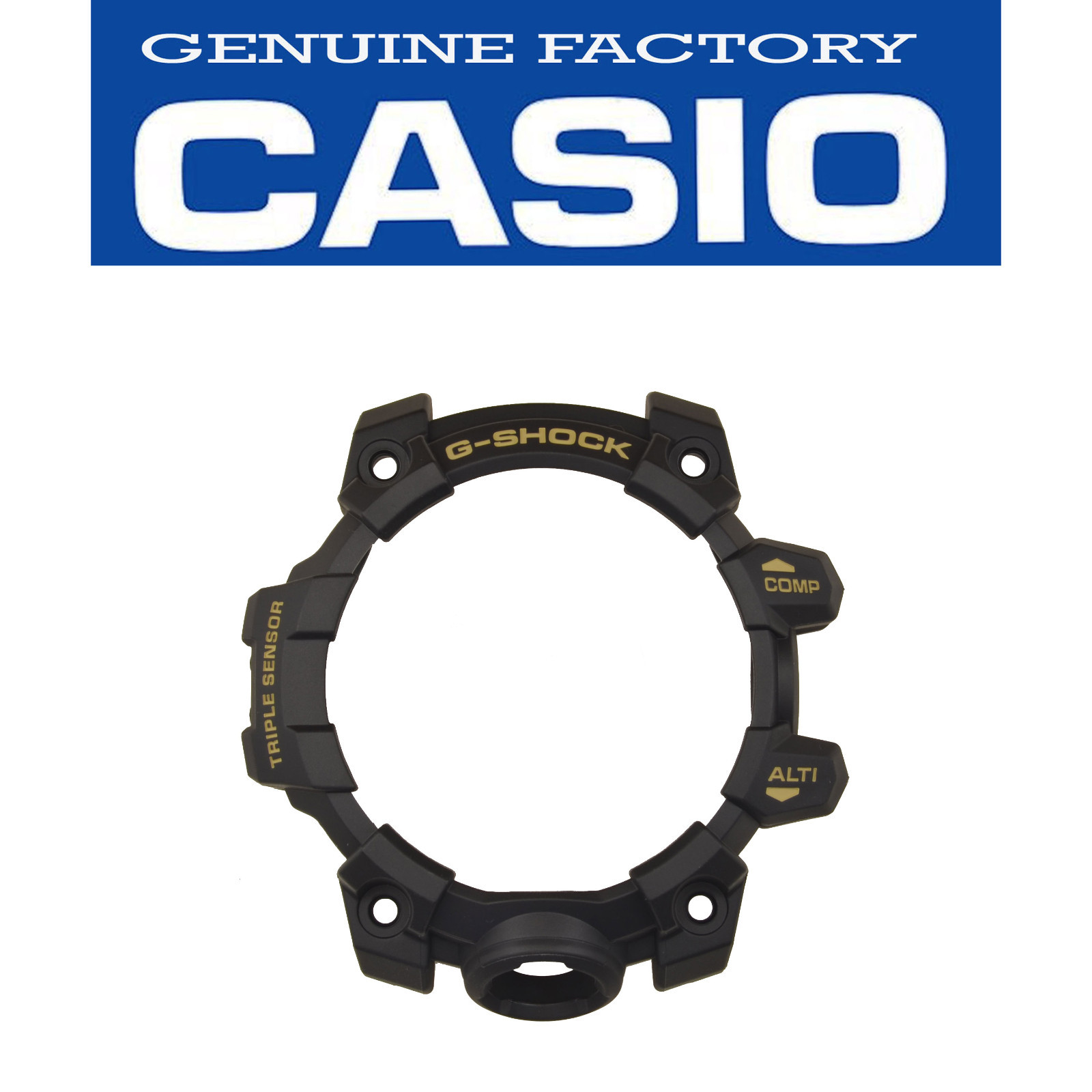 CASIO G-SHOCK Watch Band Bezel Shell GWG-1000-1A Original Black Rubber Cover