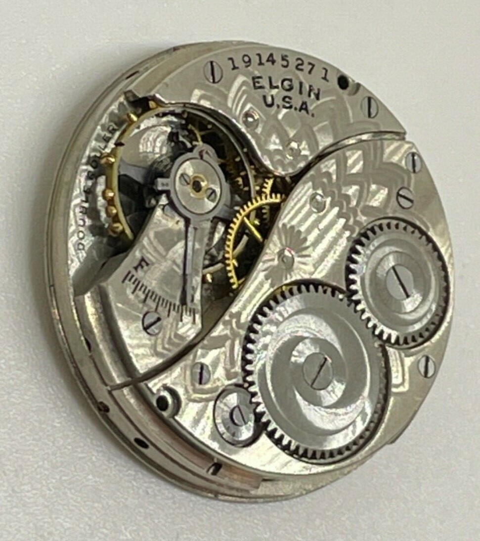 Elgin Movement Double Roller USA