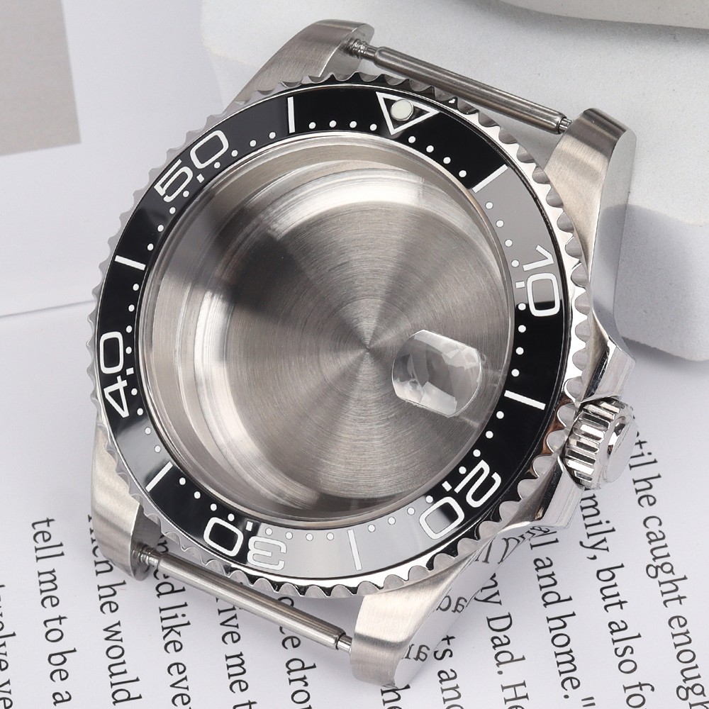Sapphire Crystal NH35 Watch Case 40mm Steel For NH35 NH34 NH36 NH38 28.5mm Dial