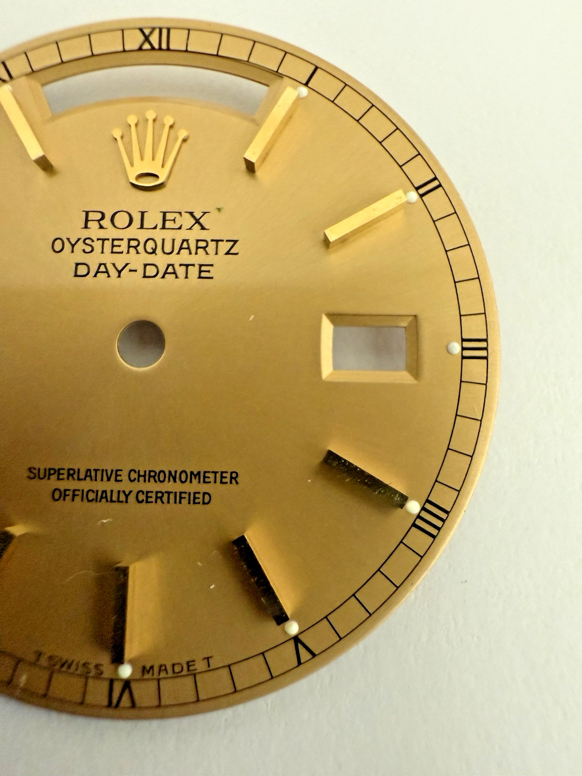 Rolex 19018 Oyster Quartz President Original Champaign Dial