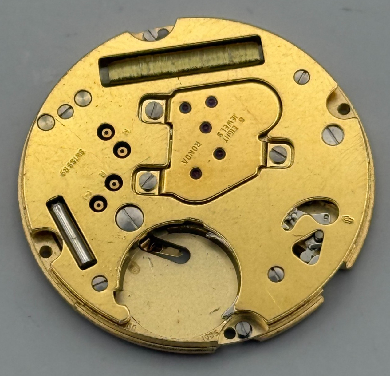 Ronda 1006 Watch Movement Quartz Swiss 8 Jewels Vintage Parts Repair 23.9mm