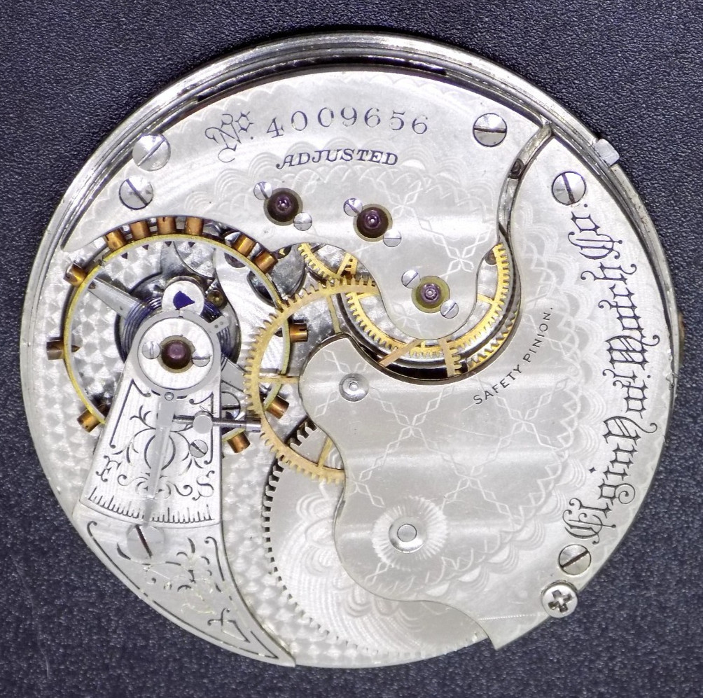1891 Elgin National Watch Co. Grade 4 Model 3 16s Pocket 15J Watch Movement