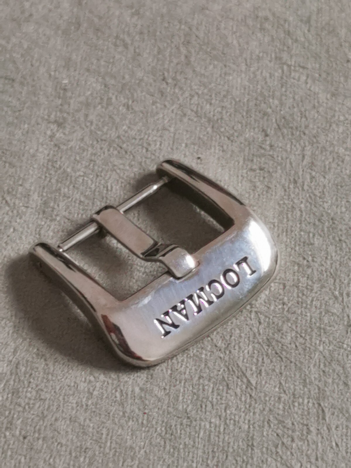 Locman vintage maxi stainless steel buckle mm 20 newoldstock condition