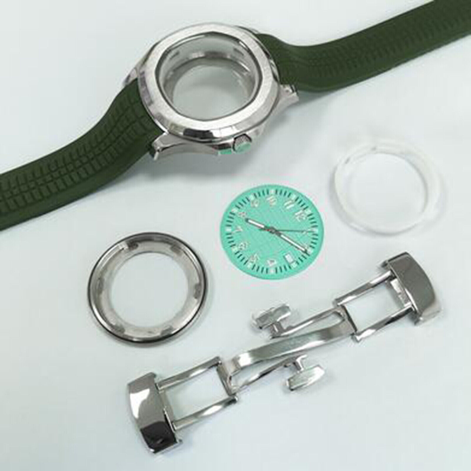 Watch Case Dial Hands Strap Accessories for NH35/36/4R/7S Movement