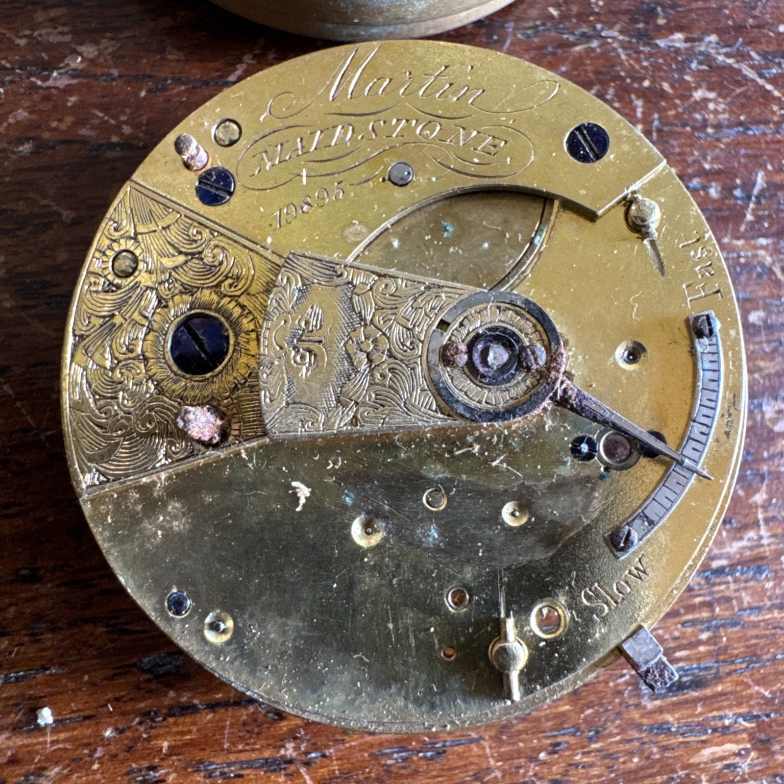 Martin Maidstone Kent Pocket Watch Movement