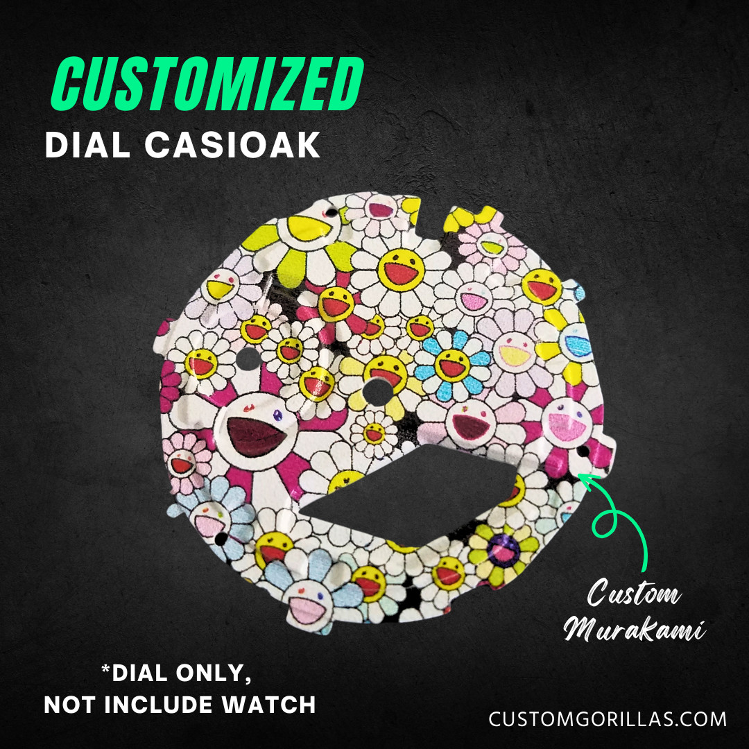 CasiOak Mura Kamii Replace Dial G Shock GA 2100 Custom Design G-Shock Parts