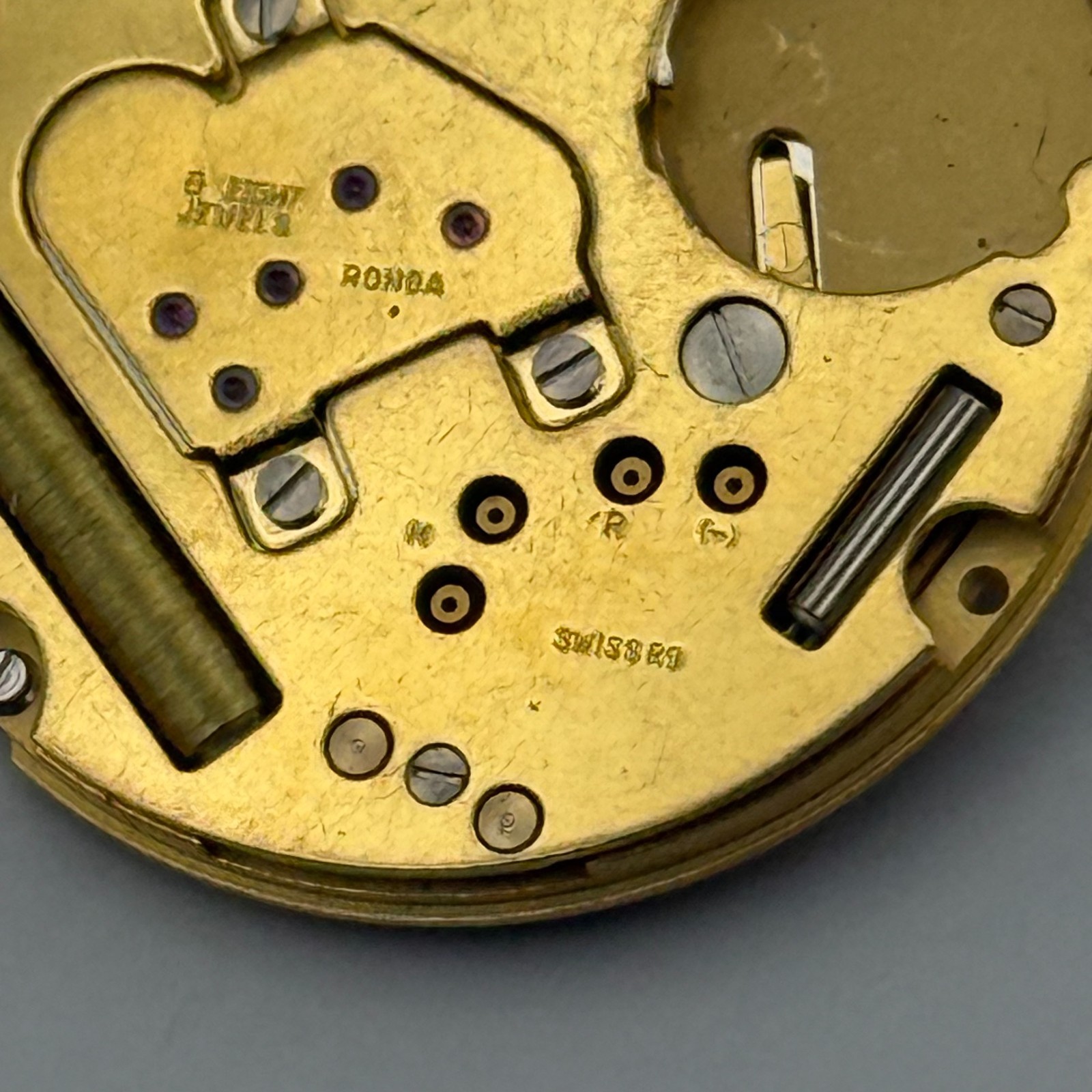 Ronda 1006 Watch Movement Quartz Swiss Date 8 Jewels Vintage Parts Repair 23.9mm