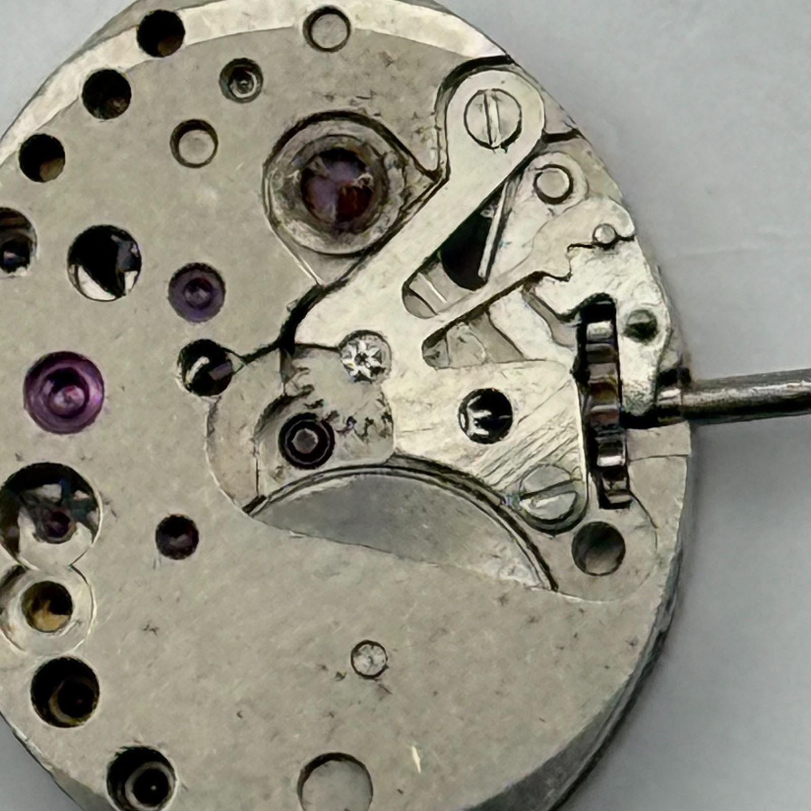 PUW 1175 Watch Movement Elgin Watch 17J Swiss Manual Wind Parts Repair 12.9mm