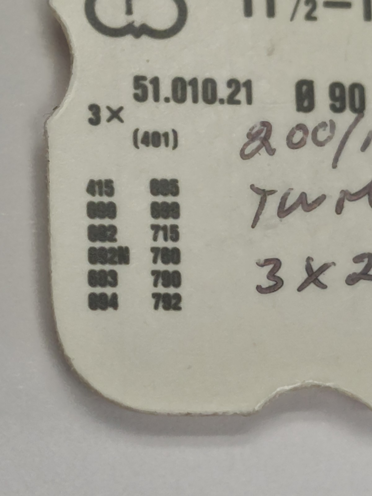 Felsa F 690 692 410 415 693 694 715 760 790 792 & 1560 watch parts stem #401 x3