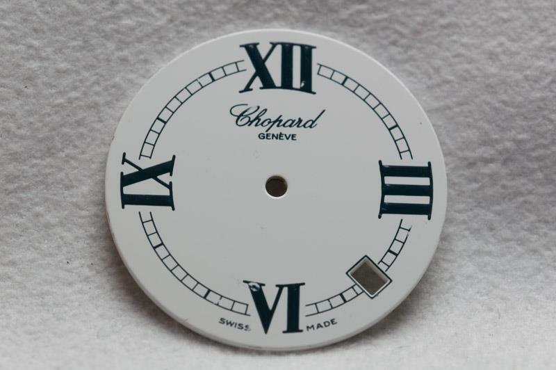 Chopard White Enamel Chopard Geneve Wristwatch Dial – 26.8mm S WC102718