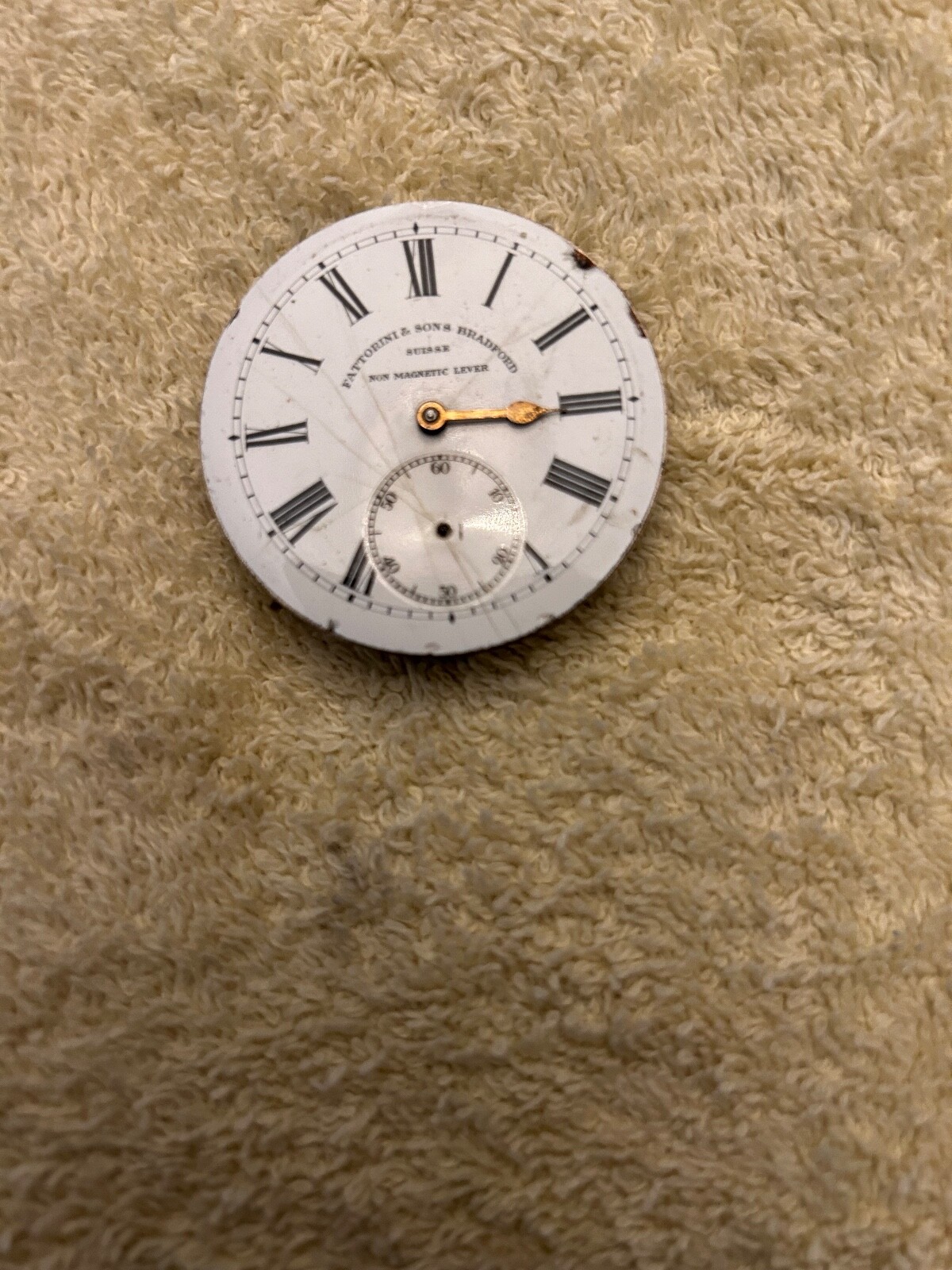Fattorini & Son’s Bradford Pocket Watch Movement