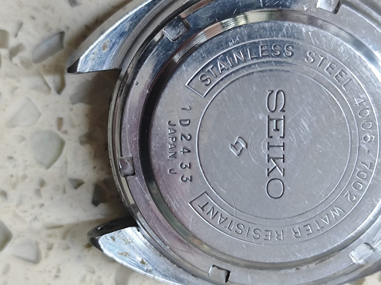 Original SEIKO BELL-MATIC 4006-7002 CASE Used without bezel Y