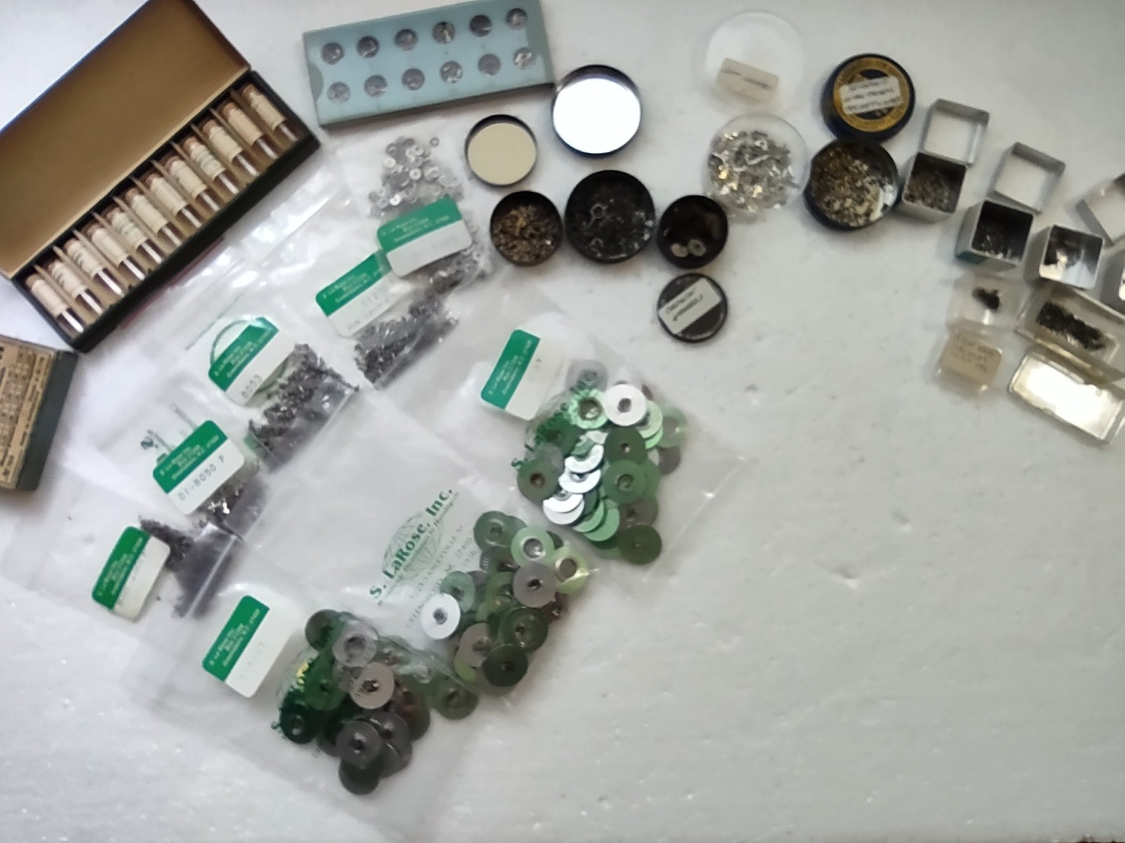 Odd Lot Watch Parts – Mainsprings, Clicks, Screws, Etc.